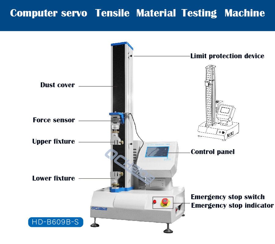 Detail Image Of Computer Servo Universal Tensile Testing Machine