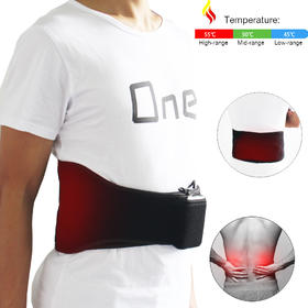 Cintura di supporto lombare medico a infrarossi lontani e cintura in vita per il riscaldamento della batteria