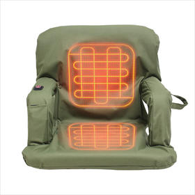 Foldable Heated Chair with 6 reclining positions for Outdoor sport, Hunting,Fishing Hiking