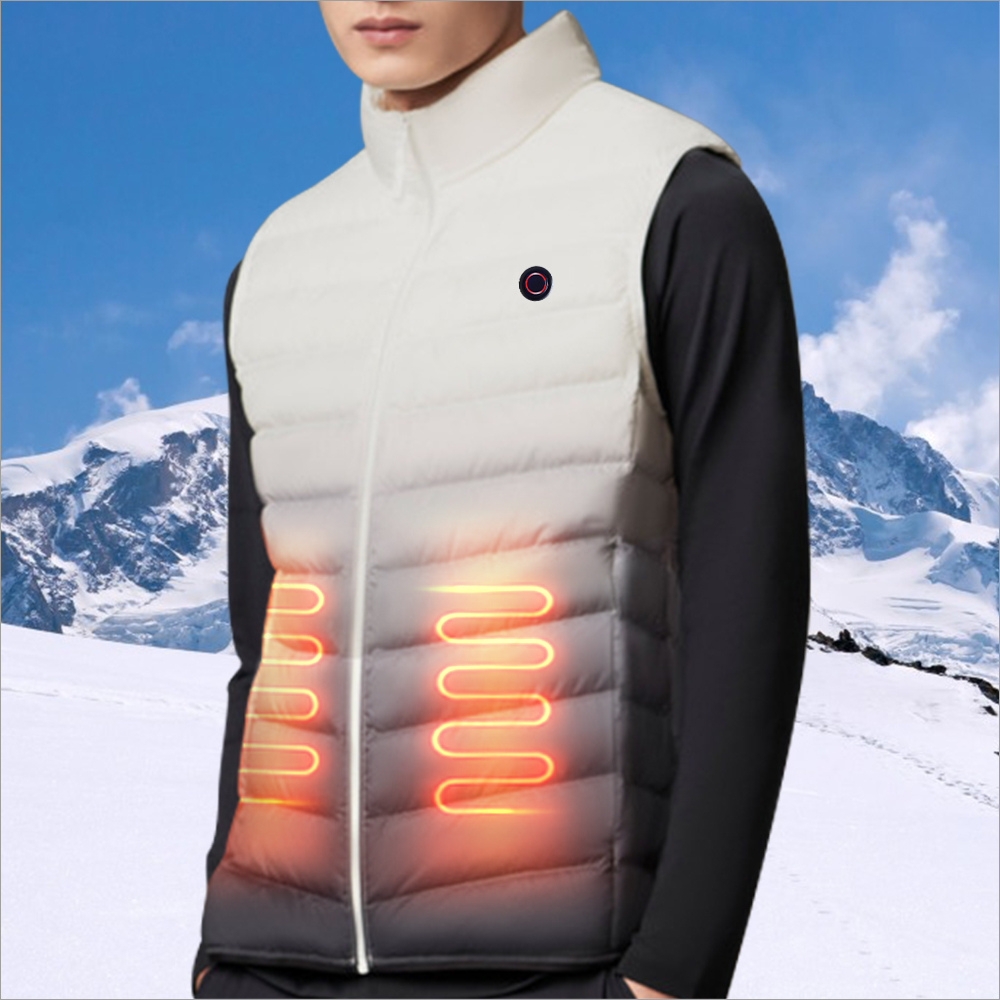 Experience the ultimate in comfort and warmth with our heated fleece vest!