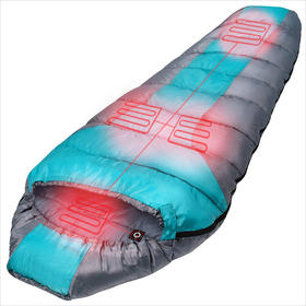 Mummy Heated Sleeping Blanket for outdoor camping hiking sport