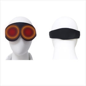 Maschera per occhi riscaldata 3D con 3 impostazioni di calore Cuscinetto riscaldante per occhi gonfi, maschera per occhi riscaldata elettrica con protezione auto-spegnimento