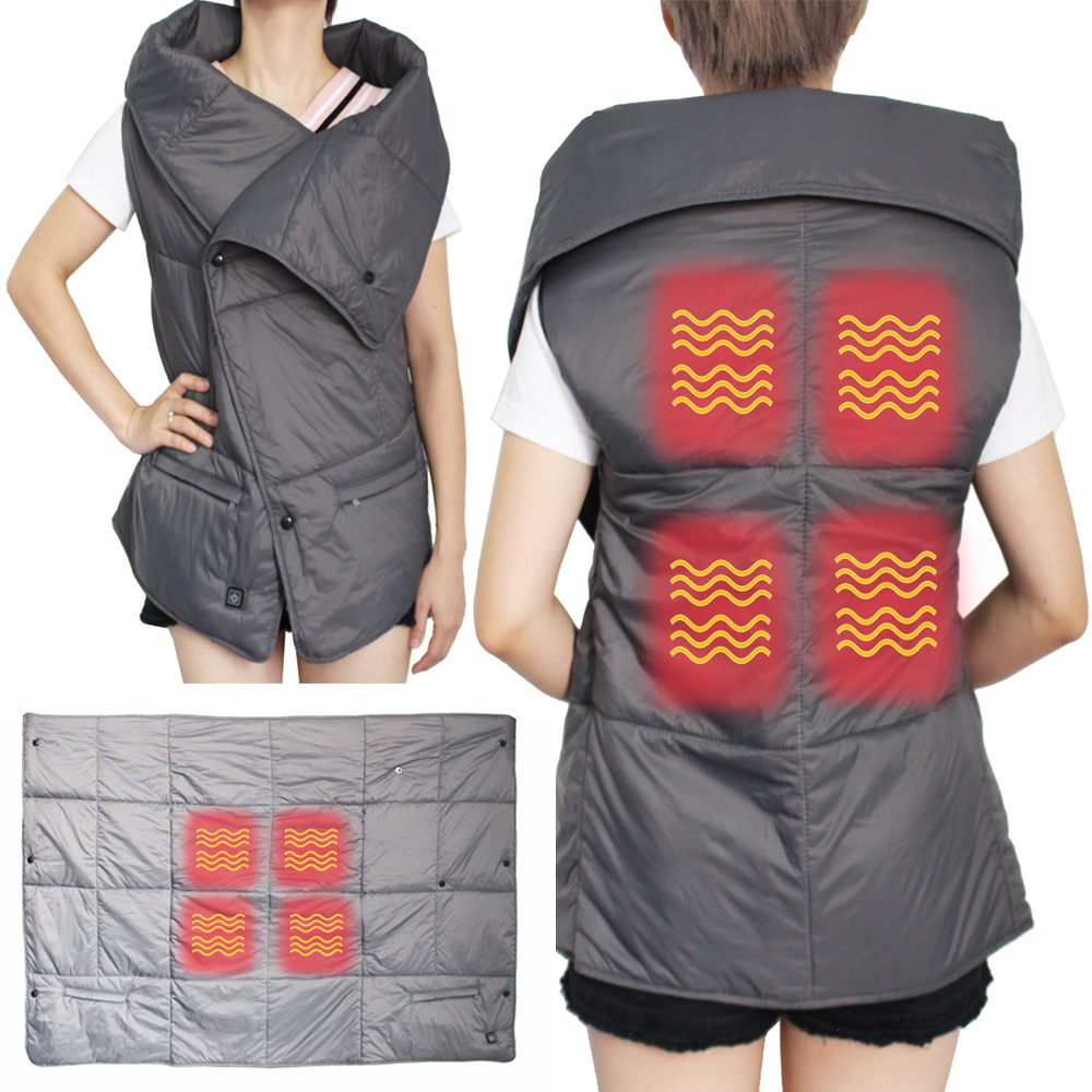 Battery Powered Vest frees your hands and pursues portability