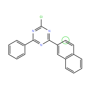 2-chloro-4-(naphthyl-2-yl)-6-phenyl-1,3,5-triazine-1342819-12-8