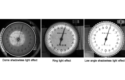 Application of light source for instrument panel detection
