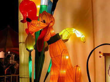 雕塑彩灯-米老鼠系列-狗狗高飞