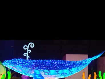 LED彩灯-蓝鲸
