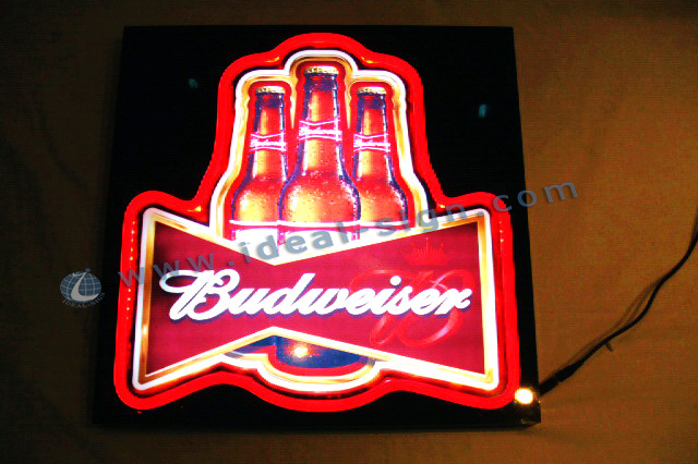 Знак за led дъска на Budweiser