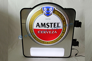 Vägg uppgick Amstel vakuumformad skylt