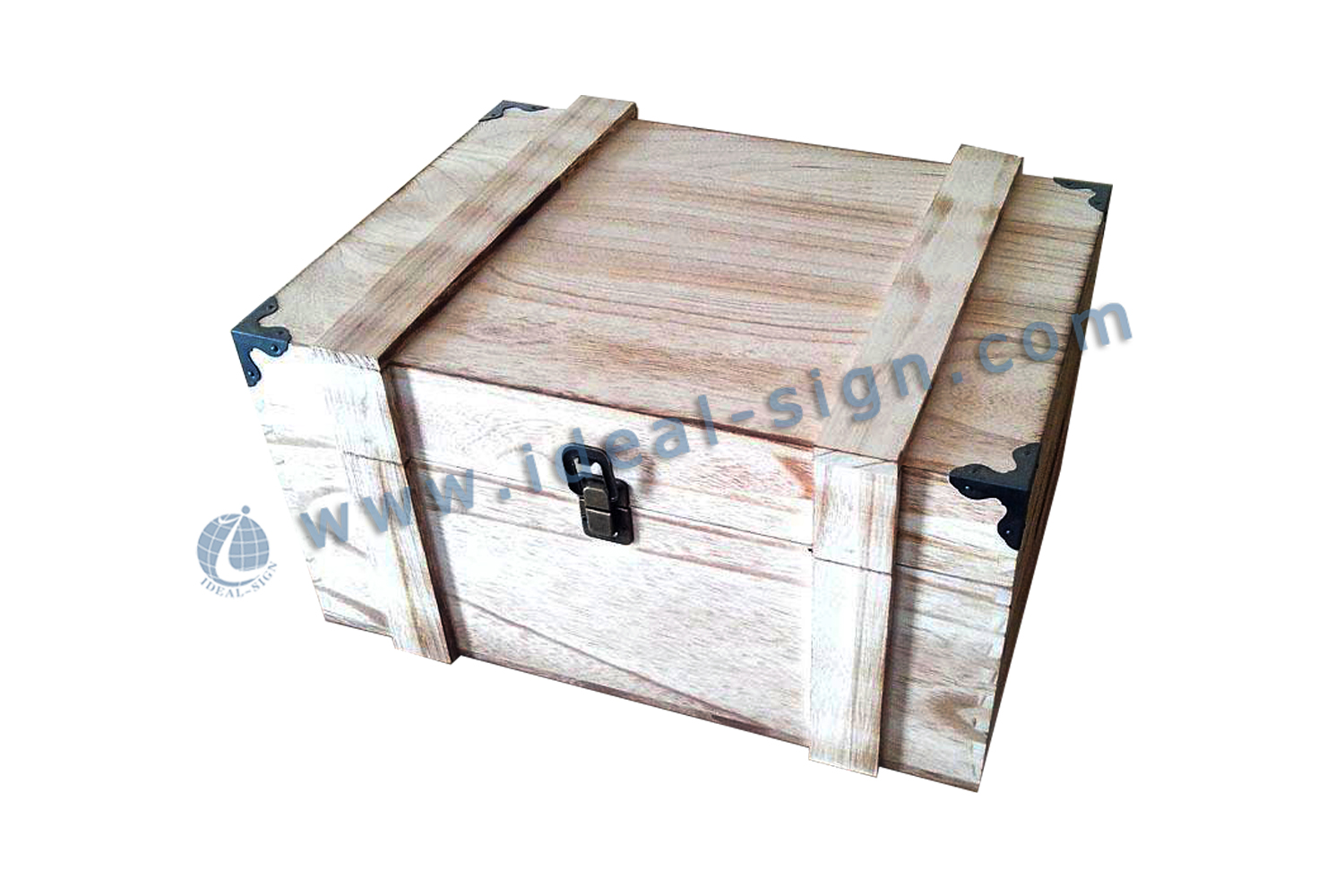 Personalized Paulownia Wood Wine Box 