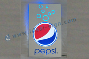 Pepsi flash light box supplier