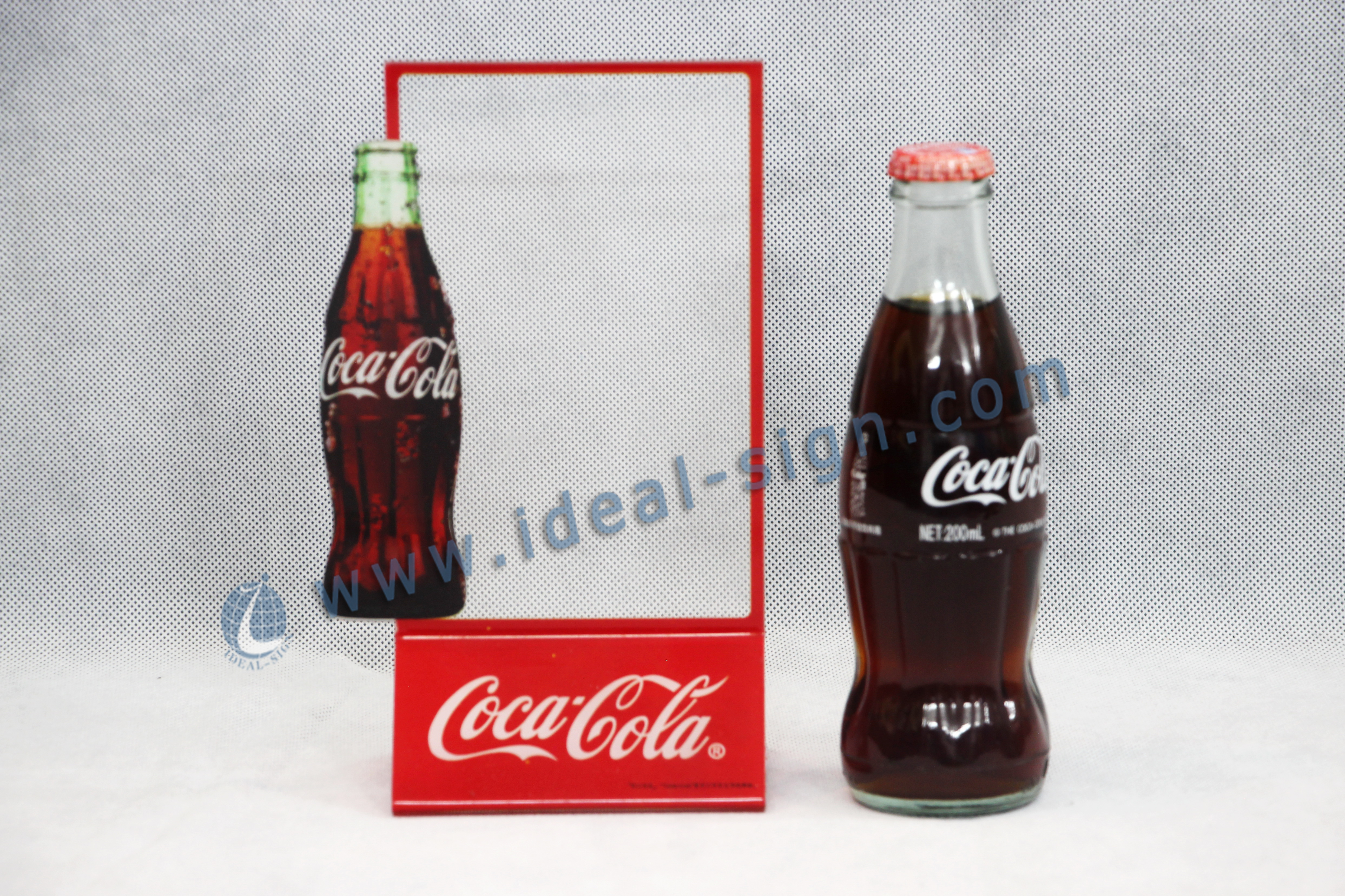 Coca Cola Menü-Anzeige