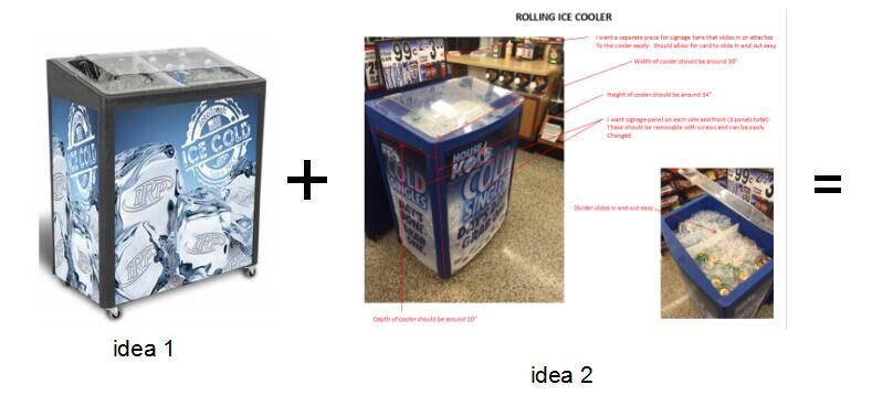refrigeratore di ghiaccio per birra