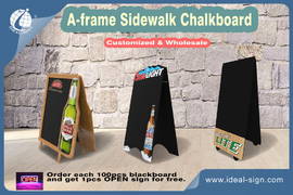 New Design---A-frame Sidewalk Advertising Board