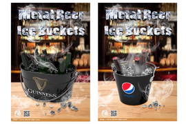 New Designs---Metal Beer Ice Buckets