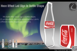 Neon Effect Led Sign In Bottle Shape