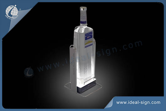 présentoirs de bouteilles éclairés à LED