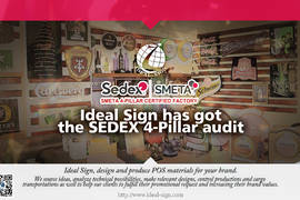 Компания «Идеал Знак» прошла 4-стоечный аудит SEDEX