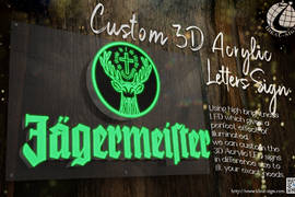 Custom 3D Acrylic LED Letters Signs