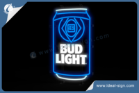 Custom Can Shape LED Neon Sign with Metal Frame