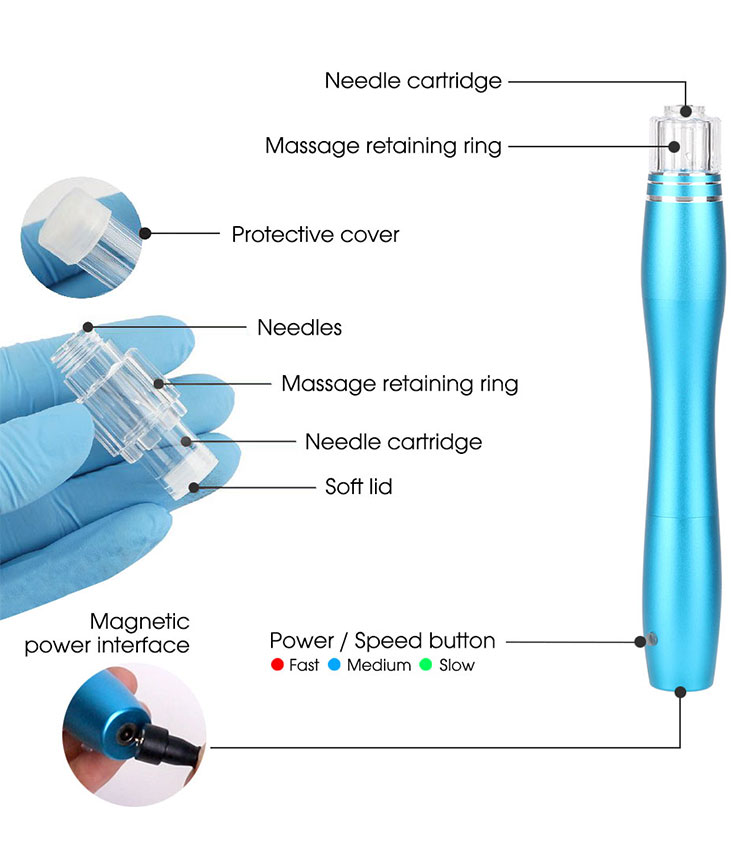 Konmison M1 Wireless Nano Hydra Micro-needle Pen - Structure