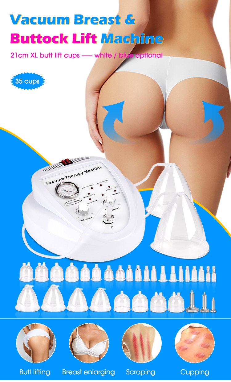 21cm XL-Size Cup Vacuum Breast Enlargement Buttock Lift Body Scuplt Machine - Main