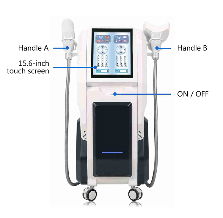 Cryolipolysis Fat Freezing Vacuum 360° Double Handles Body Slimming Machine - Handles
