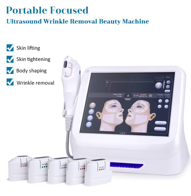 Portable HIFU wrinkle removal beauty machine features