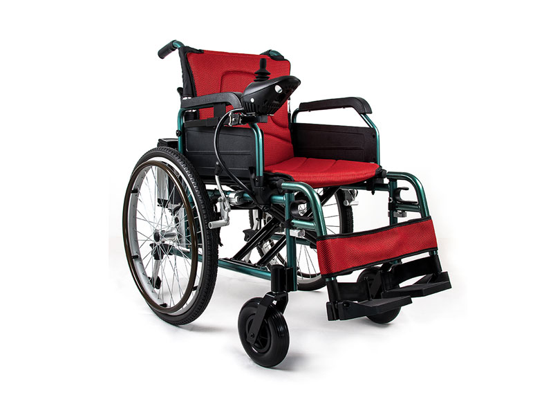 How much time can the foldable electric wheelchair lithium battery last?