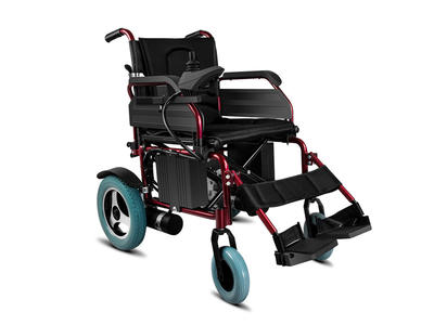 Power wheelchair with red powder coated  AGEC006