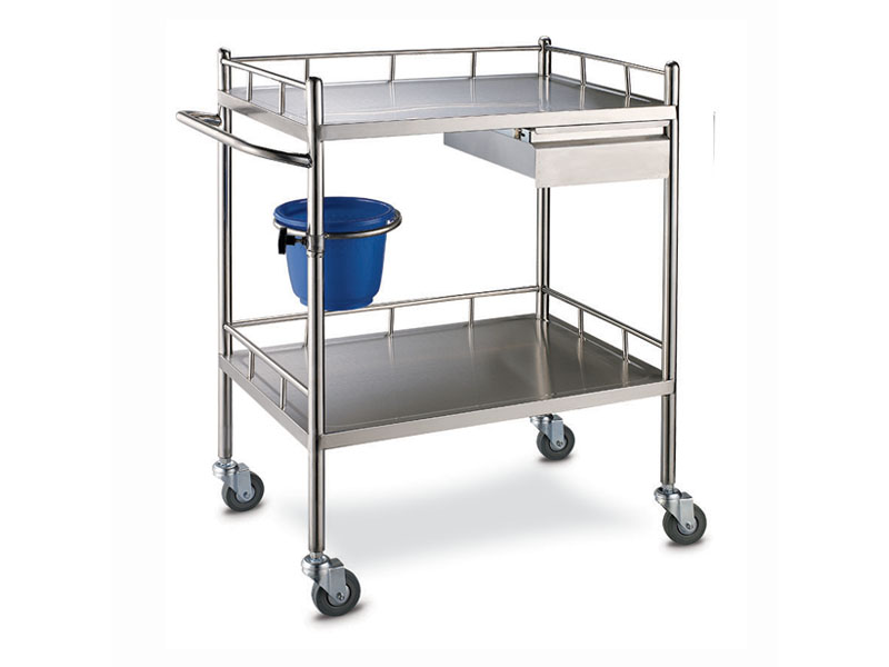Stainless steel treatment trolley AGHE024