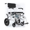 Lightweight folding steel toilet commode wheelchair AGALWC003