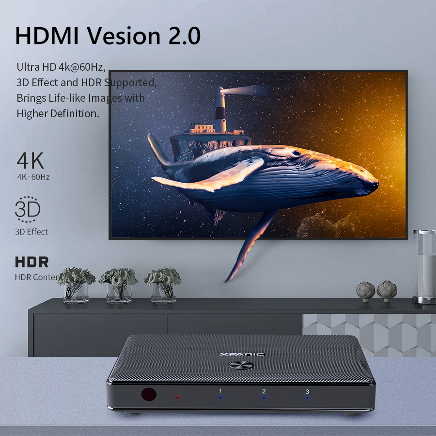 HDMI Switch 3 in 1 Out