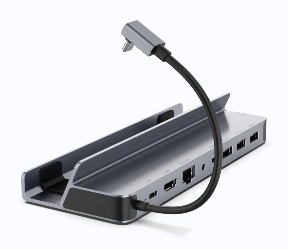 9 in 1 USB-C Steam Deck Dock With 65W Power Adapter