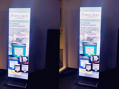 P3 high resolution LED Poster Display in Netherlands