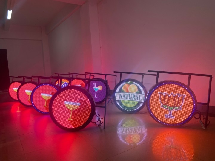 Circle Led Display For Retails Application