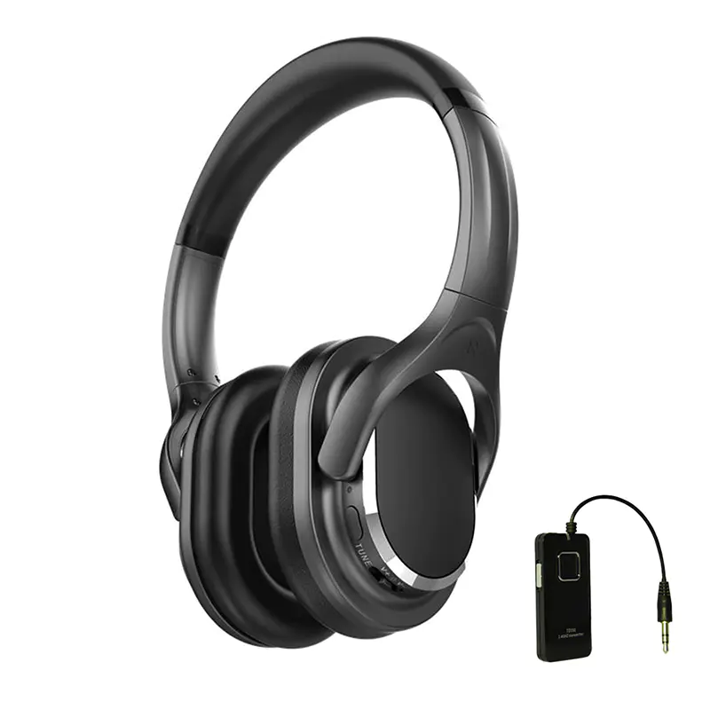 2.4GHz Digital Wireless Headphones Flat Over-ear