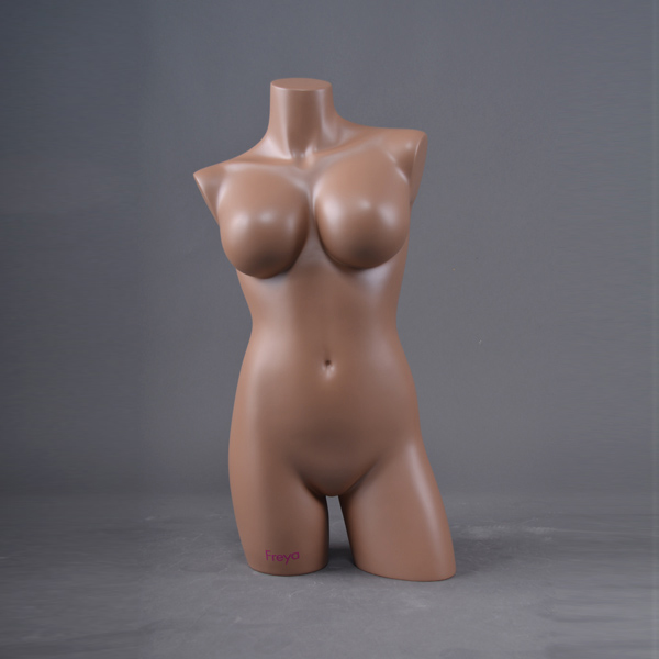 Мода большой грудной бюстгальтер манекен три четверти бюста форма дисплей стенд (PA манекен бюст дисплей)
