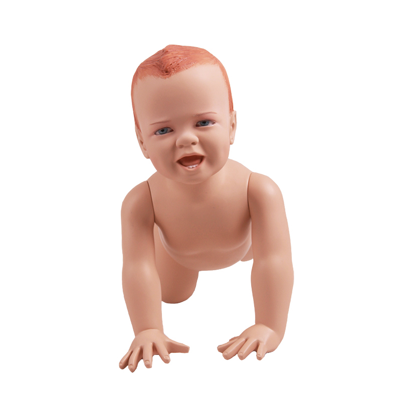 Glasvezel kleine baby mannequin kind mannequin (CK 6 maanden tot 1 jaar baby mannequin)