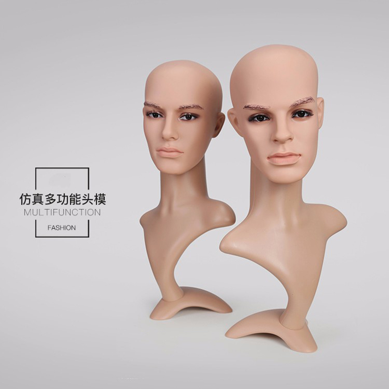 Customized makeup mannequin head with shoulders for wig display mannequin head(SMH)