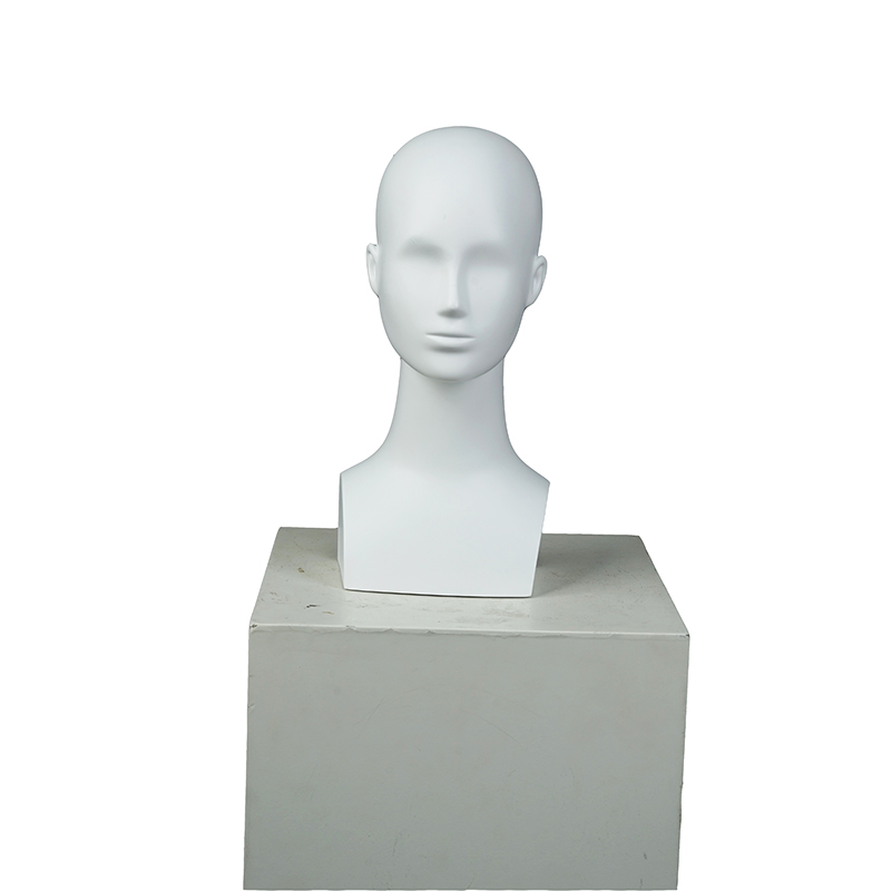 Fábrica barata mulher realista manequim cabeça moda realista display manequim (GMH)