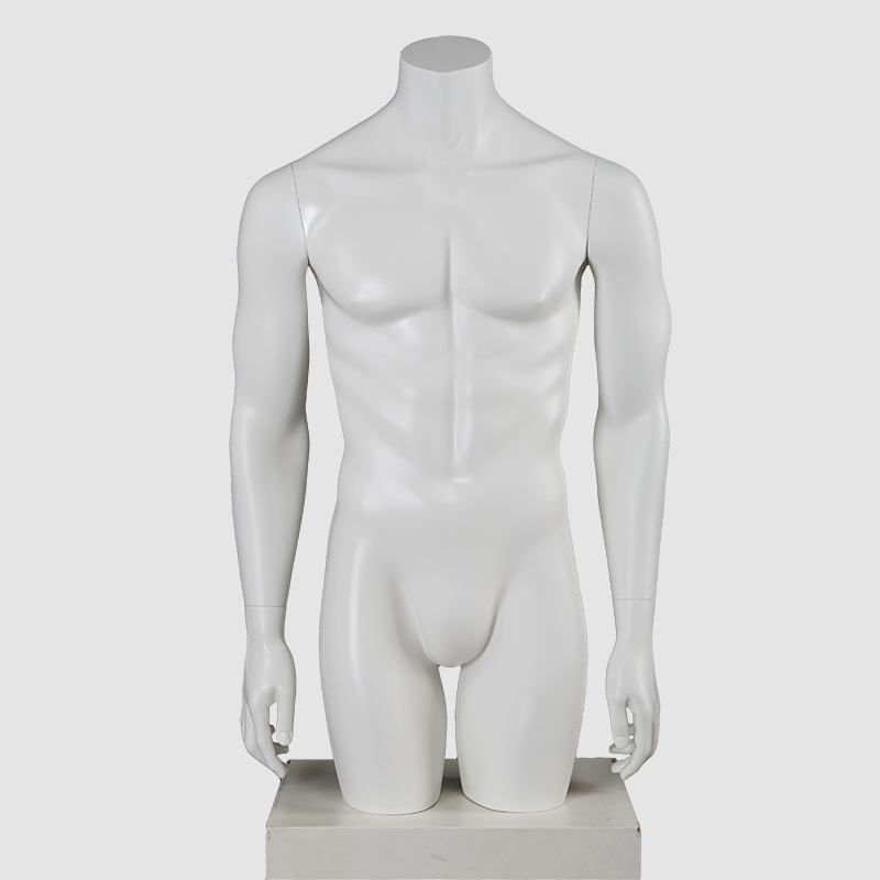 Customized half body mannequin torso male clothes store mannequins for sale