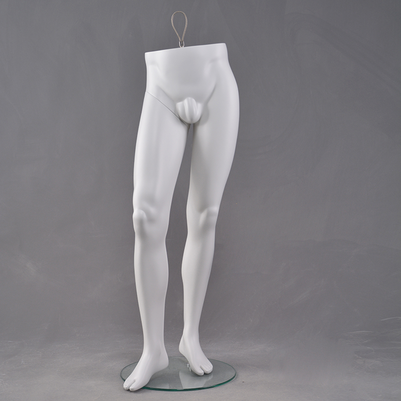High quality fiberglass leg mannequins male trousers leg mannequins(LA male leg mannequins)