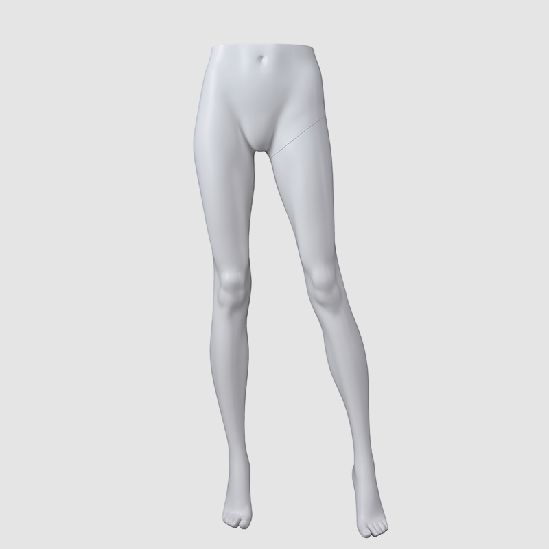 Haute qualité Matte White Lower Leg Mannequin Male Torse Mannequin à vendre (ACH)