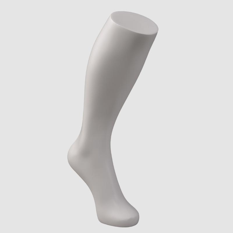 Maniquí de fibra de vidrio de pantalla de pie wholsale personalizado para la exhibición de calcetines (LF-5)