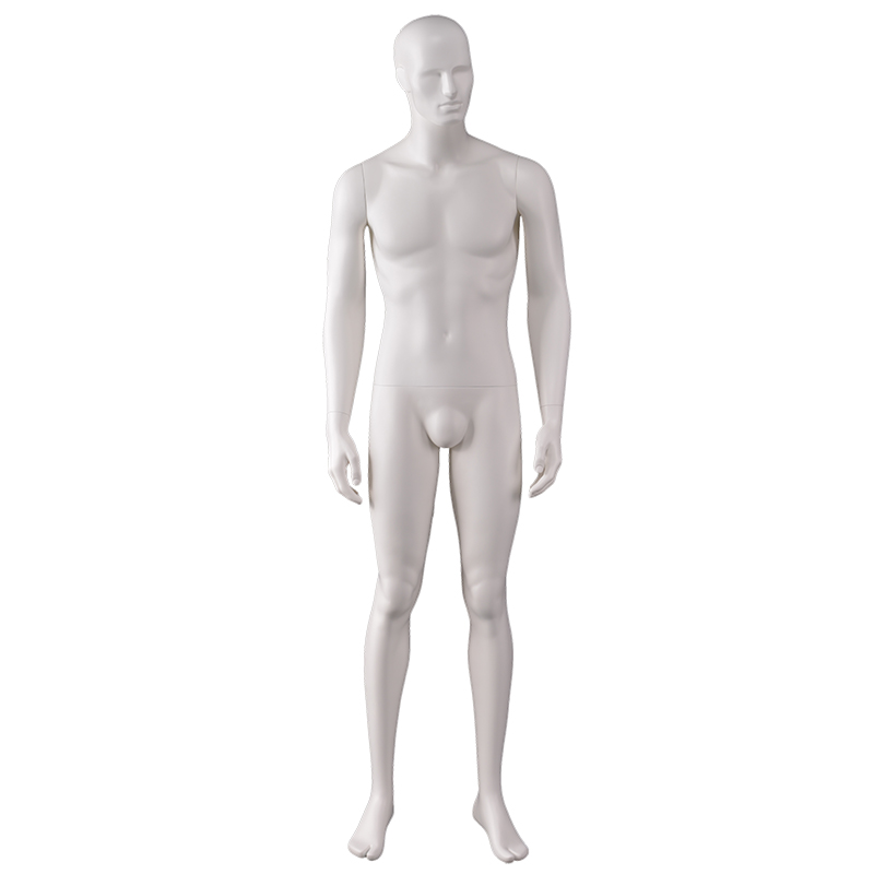 Innovatief ontwerp mannen dummy wit mannelijk kledingstuk mannequin voor etalage (LM)