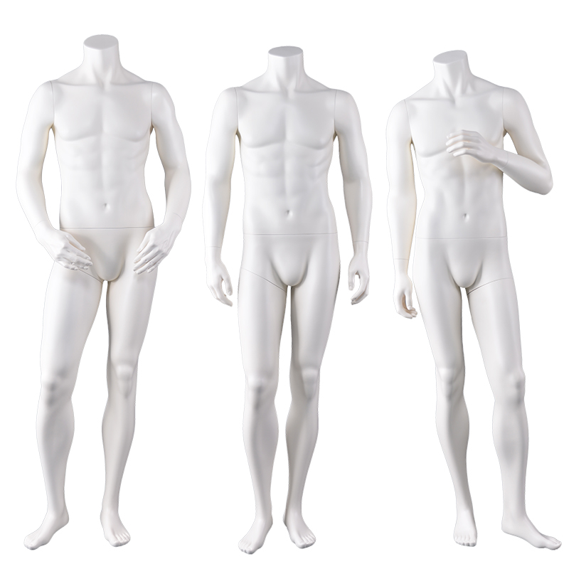  High quality brand new fiberglass muscle male mannequin full body headless male mannequin for sale（GBM）