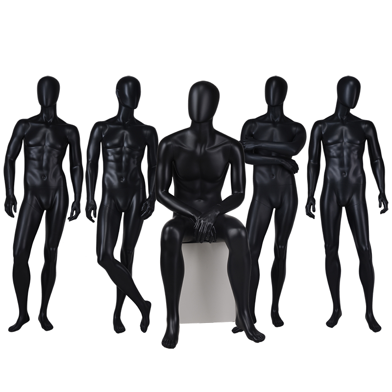 Customized fashion model mannequin black male model mannequin for sale (FTM)