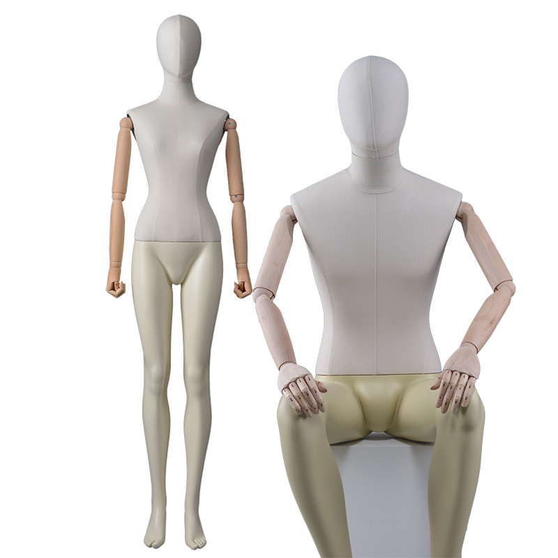 High quality Flexible Mannequin for Window Display Full Body Fabric Mannequin Female And male Mannequin For Sale(EWM)