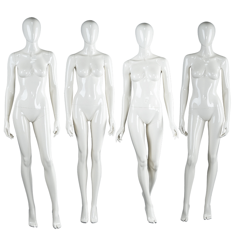 Sexy full body adjustable mannequin female white posing female display mannequins with adjustable hand(SQF)